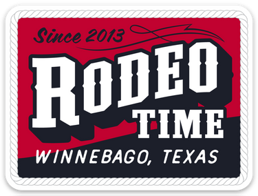 Rodeo Time Saloon Decal